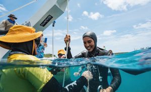 A Single Breath: Freediving with Camila Jaber - The Playa Times